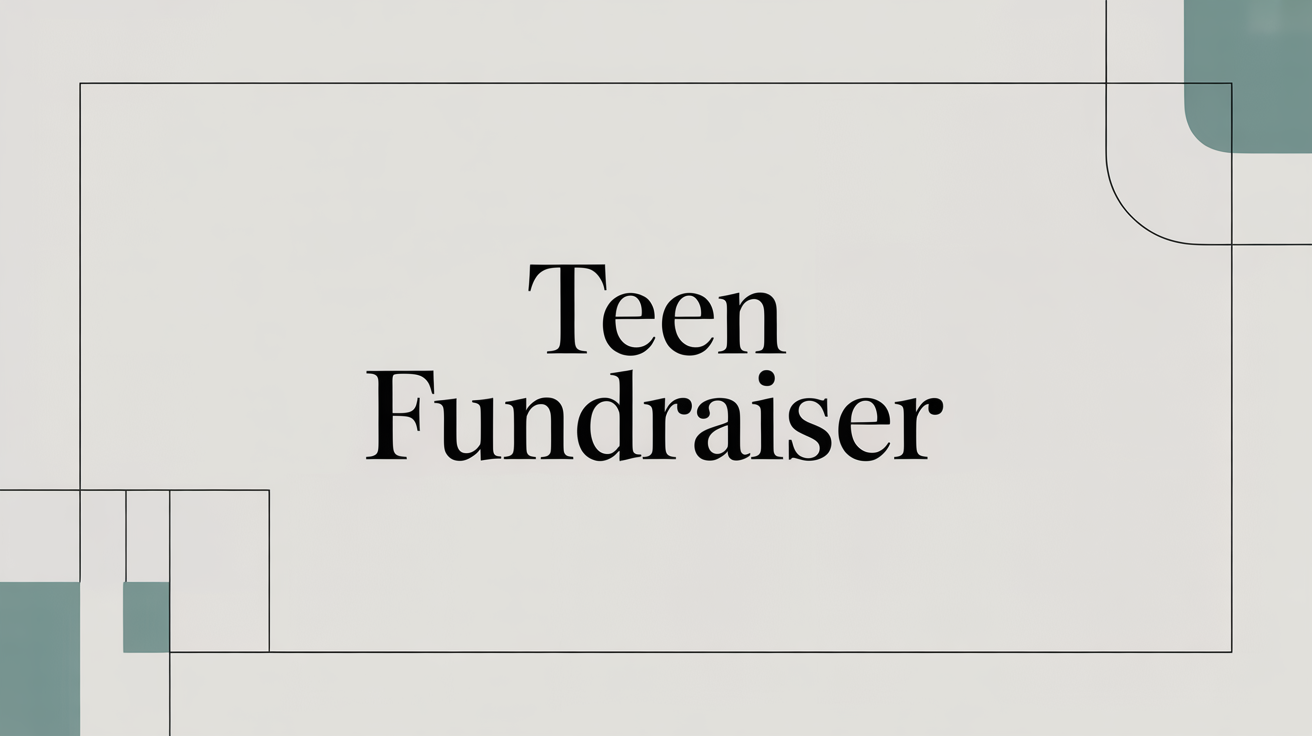 February Teen Fundraiser